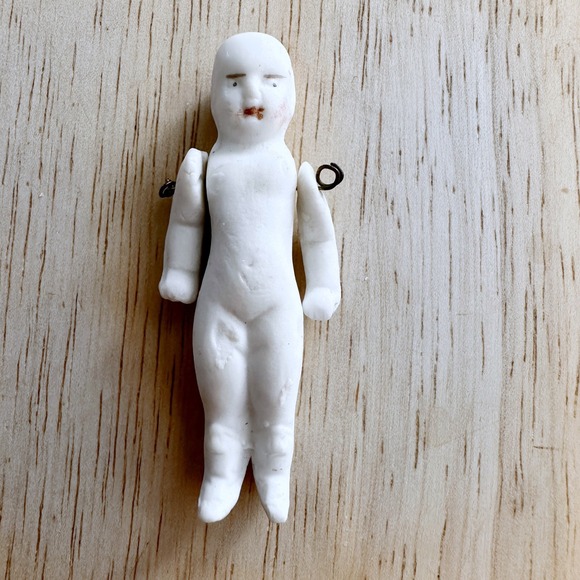 Other - Antique Hinged Frozen Charlotte Doll Bisque Germany‎ 260 3 Marked on Back